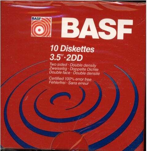 قرص مرن BASF مقاس 3.5 بوصة مزدوج الكثافة على الوجهين - 10 عبوات in Kuwait