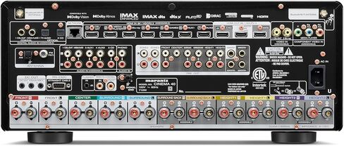 Marantz Cinema 40 9.4 قناة (125 Watt X 9) 8K UHD جهاز استقبال AV للمسرح المنزلي مع HEOS (فضي / ذهبي) (متجدد) in Kuwait