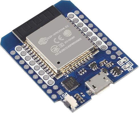 2 قطعة ESP32 D1 Mini NodeMCU D1 Board MH-ET Live MiniKit لوحدة ESP32 WiFi بلوتوث لوحة تطوير الإنترنت على أساس ESP8266 تعمل بالكامل مع دبابيس لمجموعة WeMos D1 DIY in Kuwait