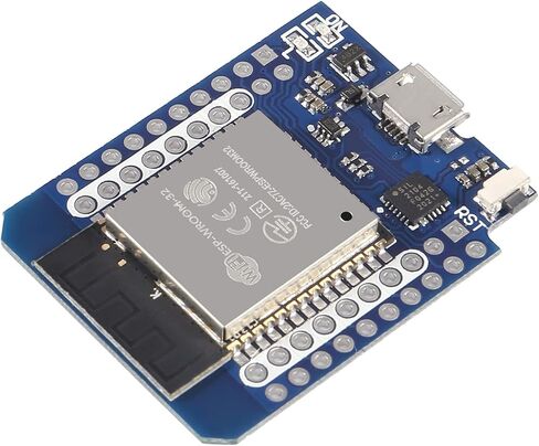 2 قطعة ESP32 D1 Mini NodeMCU D1 Board MH-ET Live MiniKit لوحدة ESP32 WiFi بلوتوث لوحة تطوير الإنترنت على أساس ESP8266 تعمل بالكامل مع دبابيس لمجموعة WeMos D1 DIY in Kuwait