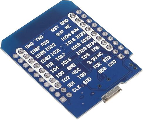 2 قطعة ESP32 D1 Mini NodeMCU D1 Board MH-ET Live MiniKit لوحدة ESP32 WiFi بلوتوث لوحة تطوير الإنترنت على أساس ESP8266 تعمل بالكامل مع دبابيس لمجموعة WeMos D1 DIY in Kuwait