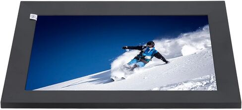 إطار صور رقمي SUNGOOYUE مقاس 10.1 بوصة، شاشة لمس IPS بدقة 1280 × 800 إطار صور إلكتروني واي فاي مع التحكم في التطبيق ومستشعر الجاذبية، لحفلات الزفاف المنزلية (قابس أمريكي 100‑240 فولت) in Kuwait
