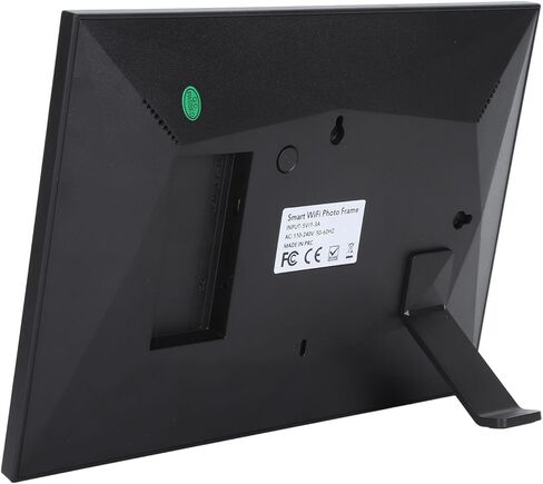 إطار صور رقمي SUNGOOYUE مقاس 10.1 بوصة، شاشة لمس IPS بدقة 1280 × 800 إطار صور إلكتروني واي فاي مع التحكم في التطبيق ومستشعر الجاذبية، لحفلات الزفاف المنزلية (قابس أمريكي 100‑240 فولت) in Kuwait