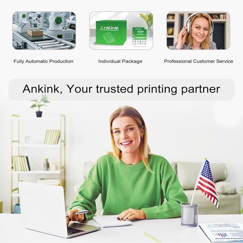 استبدال خراطيش الحبر 923e المعاد تصنيعها من Ankink لطابعات HP Officejet Pro 8120e 8122e 8124e 8125e 8128e 8130e 8132e 8135e 8138e متوافقة مع 923 XL أسود اللون 4 حزم (إصدار الرقاقة: DV10) in Kuwait