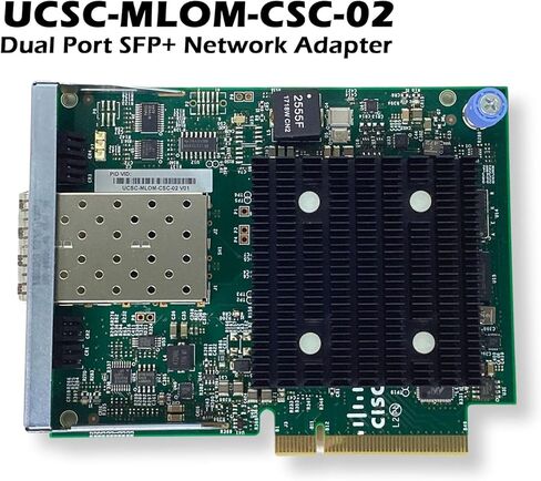 Cisco UCSC-MLOM-C10T-02= بطاقة الواجهة الافتراضية UCS 1227T - محول الشبكة - PCI Express 2.0 x8 - 10Gb Ethernet / FCoE x 2 - لـ UCS C220 M4، SmartPlay Select C220 M4، SmartPlay Select C240 ​​M4، SmartPlay Select C240 ​​M4L in Kuwait