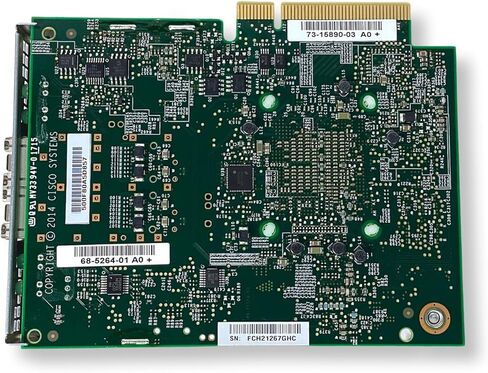 Cisco UCSC-MLOM-C10T-02= بطاقة الواجهة الافتراضية UCS 1227T - محول الشبكة - PCI Express 2.0 x8 - 10Gb Ethernet / FCoE x 2 - لـ UCS C220 M4، SmartPlay Select C220 M4، SmartPlay Select C240 ​​M4، SmartPlay Select C240 ​​M4L in Kuwait