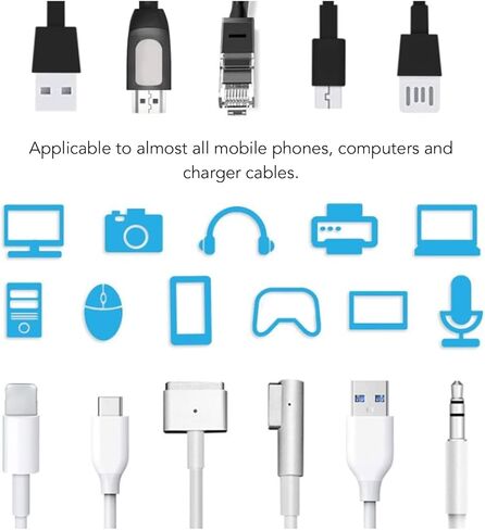 Cable Protector Printable White 70m Petal Shape Cord Protective Tube with Tight Grip 3mm Diameter for Phone Computer Charger Wires PVC Material in Kuwait