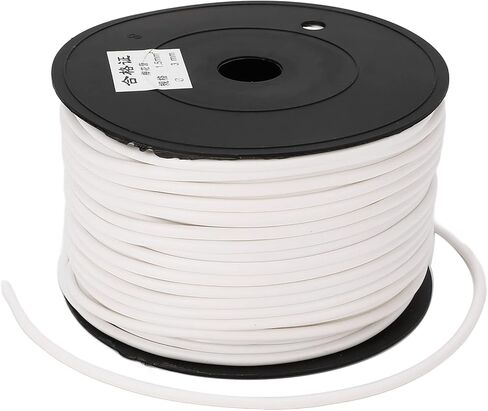 Cable Protector Printable White 70m Petal Shape Cord Protective Tube with Tight Grip 3mm Diameter for Phone Computer Charger Wires PVC Material in Kuwait