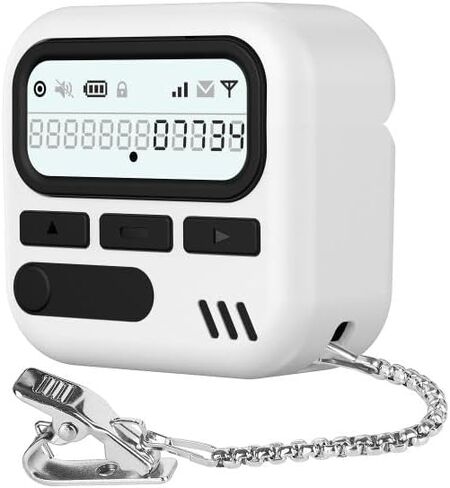 حافظة XDcase Retro Pager Design PC Hybrid TPU Earbuds Case for AirPods Pro 2/1 (أحمر) in Kuwait