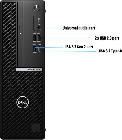 Dell OptiPlex 7090 SFF Desktop Computer PC, Intel Core i7-10700 up to 4.8GHz, 16GB DDR4 RAM, 512GB SSD, WiFi, Bluetooth, Keyboard & Mouse, Windows 11 Pro (Renewed) in Kuwait
