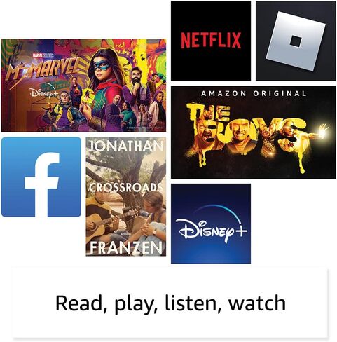 Like-New Amazon Fire HD 8 Plus tablet, 8" HD Display, 32 GB, 3GB RAM, 30% faster processor, and Made for Amazon Wireless Charging Dock, (2022 release), Gray in Kuwait