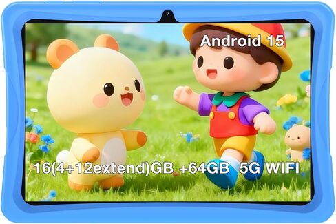 تابلت redbeat، 10.1 بوصة Android 15 لـ 12+، 16 (4+12) جيجابايت + 64 جيجابايت (1 تيرابايت TF) جهاز لوحي واي فاي مع قلم شاشة، مراقبة أبوية، شاشة حماية العين، معالج RK3562 ثماني النواة، وردي/أزرق (أزرق) in Kuwait