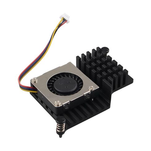 ZDE Aluminum Active Cooler for Raspberry Pi 5 PWM Heatsink Cooling Fan for Raspberry Pi 5 4GB/8GB in Kuwait