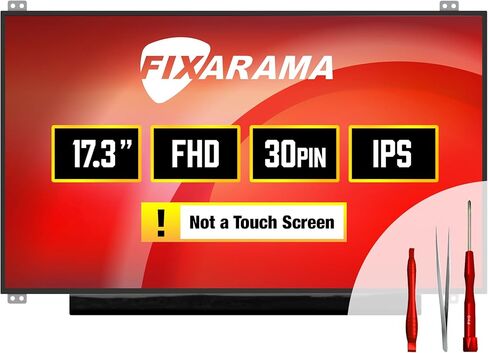 Screen Replacement for HP 17-BY4633DX 17-BY4XXX Grade A+ FHD 30pin Matte IPS 17.3" LED LCD Display with Tools in Kuwait