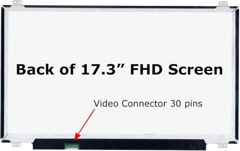 Screen Replacement for HP 17-BY4633DX 17-BY4XXX Grade A+ FHD 30pin Matte IPS 17.3" LED LCD Display with Tools in Kuwait