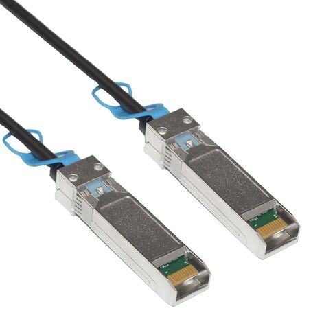 كابل تصحيح 10G SFP+ إلى SFP+ DAC 30AWG متوافق مع Cisco، Ubiquiti UniFi، Meraki، Mikrotik، Intel، Fortinet، Netgear، TP-Link، 3 أقدام (0.9 متر) in Kuwait