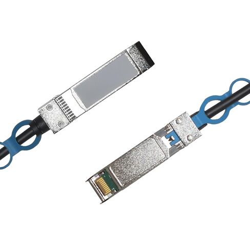 كابل تصحيح 10G SFP+ إلى SFP+ DAC 30AWG متوافق مع Cisco، Ubiquiti UniFi، Meraki، Mikrotik، Intel، Fortinet، Netgear، TP-Link، 3 أقدام (0.9 متر) in Kuwait