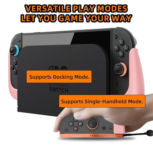مجموعة قبضة مريحة من IFYOO NexGrip لجهاز Nintendo Switch 2 Joycons، حافظة قبضة متوافقة مع وحدة تحكم Joy Con 2، متوافقة مع Switch 2 Joycon، Switch 2 Accessories - وردي in Kuwait