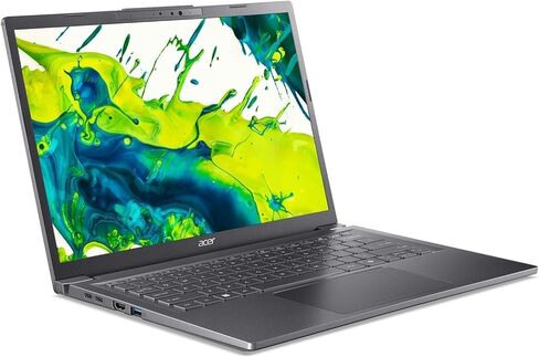 كمبيوتر محمول acer Aspire 14 +AI، Intel Core Ultra 5 226V 2.1 جيجا هرتز، 14 بوصة WUXGA IPS، 16 جيجا LPDDR5X، 1 تيرابايت SSD، Windows 11 Home (متجدد) in Kuwait