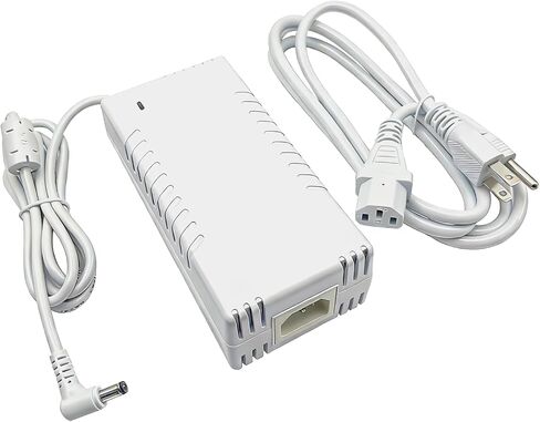 محول طاقة 54 فولت متوافق مع UniFi XG 6 PoE US-XG-6POE USW-Ultra-210W 6 8 منافذ تبديل ADS-210NX-48-1 540210E ADS-210NX-48-1540210E استبدال شاحن سلك إمداد الطاقة الأبيض 210 وات in Kuwait