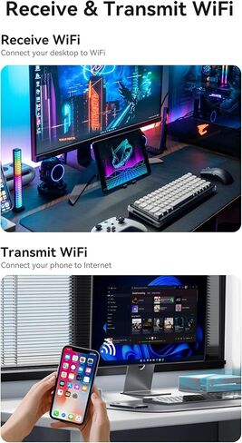 محول AX1800 USB WiFi للكمبيوتر المكتبي والكمبيوتر المحمول، 4 هوائيات بطاقة شبكة لاسلكية عالية الكسب مع نطاق مزدوج 2.4 جيجا هرتز، 5 جيجا هرتز، WPA3، USB3.0، بدون برامج تشغيل لنظام التشغيل Windows 11/10 فقط in Kuwait