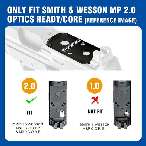 Red Dot Mounting Plate Compatible with Smith & Wesson MP 2.0 Optics Ready,CORE Compatible with Holosun 407C,507C,508T,Trijicon RMR,SRO,ohhunt RD U2,RD U4 in Kuwait