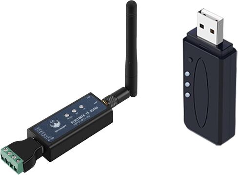 DX-CP24 RS485 to Bluetooth Serial Adapter Industrial Wireless Bluetooth Communication Module to RS485 Converter, Change 485 Wired Device to Wireless, Supports Modbus Protocol, DC 5-36V (for Device) in Saudi Arabia