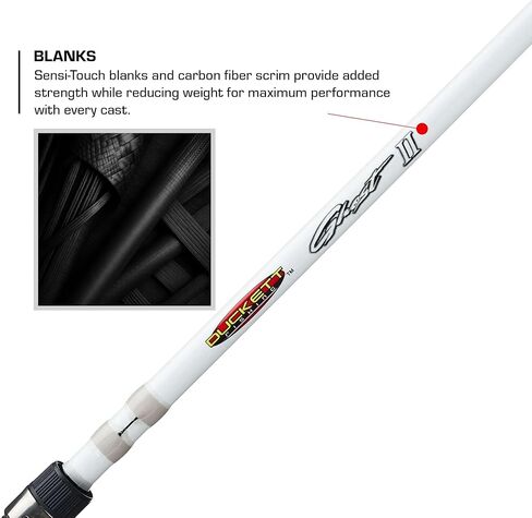 قضبان الصيد Duckett Fishing Ghost II للغزل والصب، خفيفة الوزن، ومتينة، وفائقة الحساسية in Kuwait