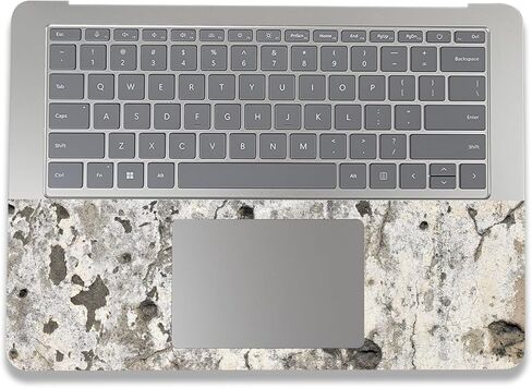 MightySkins Skin Compatible with Microsoft Surface Laptop Studio 2 (2023) Full Wrap Kit - Blasted Concrete | Protective, Durable, and Unique Vinyl Decal wrap Cover | Easy to Apply | Made in the USA in Kuwait