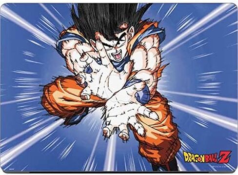 ملصق Skinit للكمبيوتر المحمول متوافق مع جهاز MacBook Pro 14in (2021) - تصميم Dragon Ball Z Dragon Ball Z Goku Blast المرخص رسميًا in Kuwait