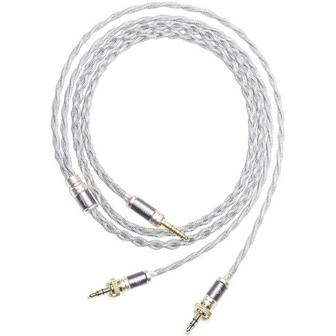 6N Single Crystal Silver Headphone Cable for Sony MDR-Z7 MDR-Z7M2 MDR-Z1R 4.4mm 4PinXLR Plug Balanced Hi-Fi Headphone Audio Upgrade Cable (4.4mm Plug) in Kuwait