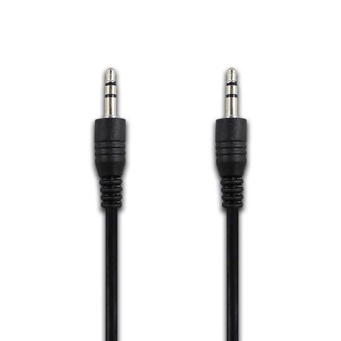 Fenzer 2 Pack AUX Cable, (6.6ft/2m, Hi-Fi Sound) 3.5mm TRS Auxiliary Audio Cable Cord Compatible with Car, Home Stereos, Speaker, iPod, iPad, Headphones, Sony, Echo Dot, Beats (Black) in Kuwait
