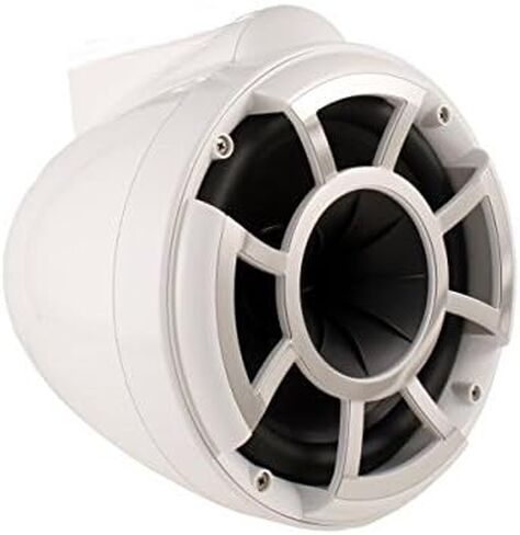 Wet Sounds REV 10 W-FC SA V2 - أبيض REV10 - مكبرات صوت برجية مقاس 10 بوصات من سلسلة Revolution، زوج مع مشابك ثابتة من الألومنيوم الفضي (زوج) in Kuwait