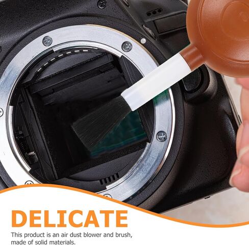 DOITOOL 2pcs Air Blower and Dust Blower Brush for Camera Lens and Electronics Suitable for Photography Equipment Cleaning in Kuwait