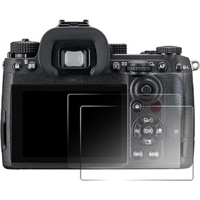 قطعتان من واقي الشاشة متوافق مع Pentax K-3 Mark III K3 Mark III، طبقة من الزجاج المقوى الشفاف بدرجة 9H، ملحقات الكاميرا الرقمية، طباعة مضادة للخدش ومضادة للأصابع in Kuwait