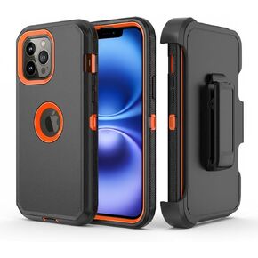 Phone Case for iPhone 14 Pro Max Case,Heavy Duty Hard Shockproof Armor Protector Case Cover with Belt Clip Holster for Apple iPhone 14 Pro Max 6.7 5G 2022 Phone Case (Navy Blue) in Kuwait