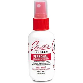 Skeeter Screen 90900R Mosquito Deterrent Spray - Deet Free, Effective, Long Lasting Repellent - Deters Gnats, Chiggers, Flies, Fleas & Ticks - Peppermint + Rosemary - Safe for Skin & Clothes - 2 Fl Oz in Saudi Arabia