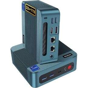 Reatan S8 Mini Gaming PC Intel Core I9 12900H 14C/20T 32GB DDR5 RAM 1TB SSD RJ45 LAN x2 ，4K Triple Display,Thunderbolt 4,Mini Desktop Gaming Computer Wi-Fi 6 /BT 5.2 in Saudi Arabia