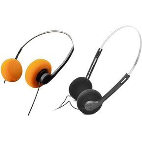 Retro Over-Ear Headphone,Vintage Feelings Underwire Headphones,Retro Lightweight Earphones,Hi-Fi Stereo Earphone Headset,Headphone,for Most Mobile Phones Playback Pevices Headphones (Orange) in Kuwait