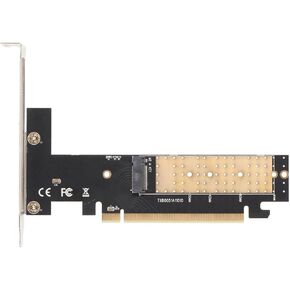 SUNGOOYUE M.2 NVMe to PCIe 3.0 X16 Adapter, Up to 32Gbps NVME SSD PCIe Expansion Card for M.2 Key 2280 2260 2242 2230mm SSD with Thin Bracket, for OS X in Kuwait