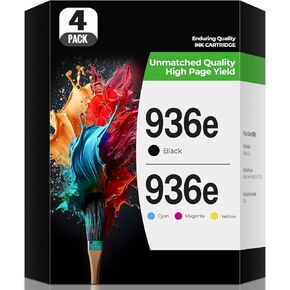 936XL 936 Ink Cartridges OfficeJet Pro 9125e 9135e 9730e 9125 9135 9730 e Ink Compatible with Hp 936e 936 Ink OfficeJet Pro 9135e 9125e 9730e 9125 9135 9730 9110 9130 9120 9122 9128 Printers in Kuwait