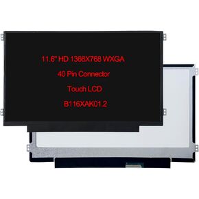B116XAK01.1 B116XAK01.2 11.6" HD 1366x768 LCD Display Touch Screen Panel with 40 Pin Connector Replacement for HP Chromebook 11 11MK G9 EE Touch M44257-001 M47377-001 in Saudi Arabia