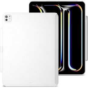 MAGEASY CoverBuddy لجهاز iPad Pro 2024 مقاس 13 بوصة - حافظة iPad Pro متوافقة مع لوحة المفاتيح السحرية لجهاز iPad Pro (M4)، سمك محسن وتبديد الحرارة - (أبيض 5.0) in Kuwait