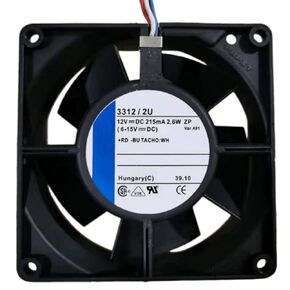 12V 3312/2U 215mA 2.6W 9232 مروحة تبريد 3 أسلاك in Kuwait