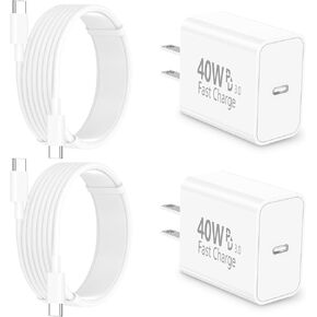 [معتمد من Apple MFi] شاحن iPhone 17 شحن سريع، Stuffcool 4 عبوات PD 20 وات USB C شواحن محول طاقة ديناميكي من النوع C + كابل 6FT من النوع C لهاتف iPhone 17/17 Pro/17 Pro Max/16 Pro/15/iPad in Kuwait