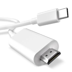 كابل محول USB C إلى HDMI بطول 6 أقدام، 4K@60 هرتز من النوع C إلى HDMI 2.0، Thunderbolt 3/4 متوافق مع سلسلة iPhone 17/16/15 وMacBook وiMac وiPad Pro وGalaxy S24 وSurface وشاشة HDTV in Kuwait