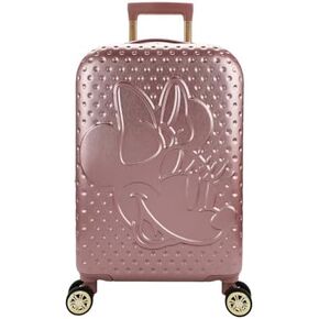 Bioworld Mickey Mouse 21" Molded Carry-On Luggage Mickey and Minnie Heads Hardside Rolling Luggage in Kuwait