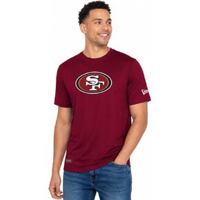 NFL Men's Stadium Logo Team Color Short Sleeve T-Shirt, San Francisco 49ers, Large in Kuwait