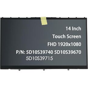 BestParts 14.0" LCD Touch Screen Digitizer Display Assembly Replacement for Lenovo Yoga 7-14ACN6 (Type 82N7), for Yoga 7-14ITL5 (Type 82BH), FHD 1920x1080, P/N: 5D10S39715 5D10S39740 5D10S39670 in Kuwait