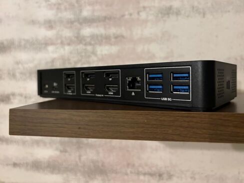 قاعدة إرساء Boom ZYGO USB‑C/DisplayLink - محور عرض ثلاثي 4K60، متوافق مع BYOM/Zoom/Teams، شحن 96 وات، إيثرنت، 6 منافذ USB، HDMI وDP، متوافق مع TAA in Kuwait